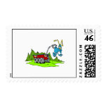 Rover picking up Martian Stamp