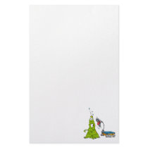 Rover razzing Martian Custom Stationery