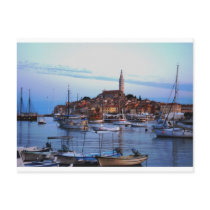 Rovinj Harbor, Croatia postcards