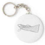 Row Boat Key Chain