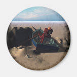 Row Boat Robot Magnet