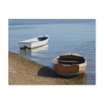Row Boats Postcard