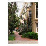Row Houses with Stairs cards