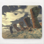 Row O' Fists mousepads
