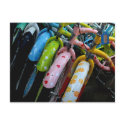 Row of Bicycles postcards