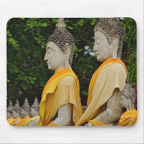 Row of Buddha statues, Wat Yai Chaya Mongkol Mouse Pads