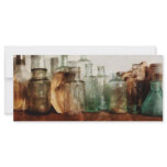 Row of Medicine Bottles Rack Cards