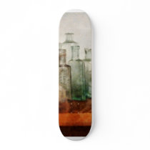 Row of Medicine Bottles Custom Skateboard