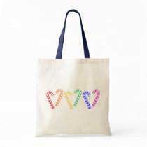 Row of Rainbow Candy Canes bags