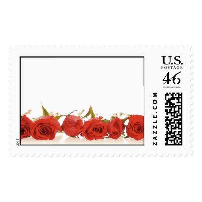 Row of Roses (1) (Customize) Stamps