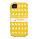 row of white ducks yellow iPhone 4 Case-Mate casemate cases