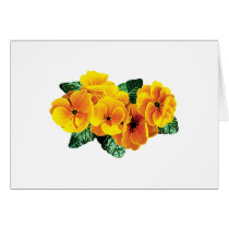 Row Yellow Primroses cards