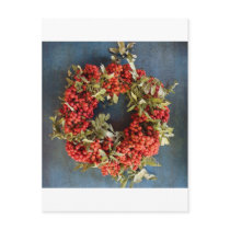 Rowan berries postcard