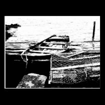 Rowboat postcard postcards