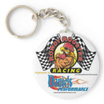 Rowdy Rooster Racing keychains