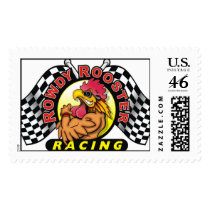 Rowdy Rooster Racing Stamp by buells2t Rowdy Rooster Racing Stamp
