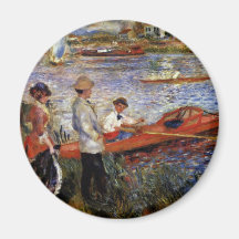 Rowers Of Chatou By Pierre-Auguste Renoir Fridge Magnets