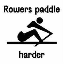 Rowers Paddle Harder (2) Photo Sculpture
