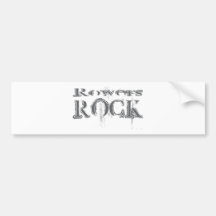 Rowers Rock Bumper Stickers