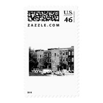 rowhouse postage stamps
