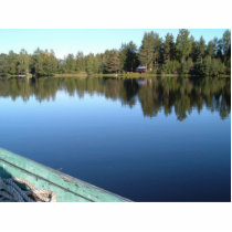 Rowing Boat On Still Lake photo sculptures by lifesphere Rowing Boat On Still Lake photo sculptures