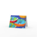 Rowing Boats Notecard by SueMobyWood Rowing Boats Notecard