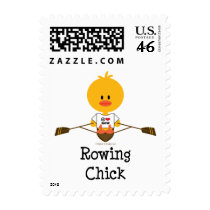 Rowing Chick Postage Stamps
