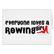 Rowing Greeting Cards