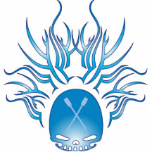 Rowing Skull Photo Cut Outs