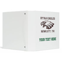 Rowlett Youth Athletic Association Ryaa Eagles Binders