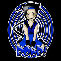 Rowr Boy Kitty in Blue t-shirts by Rockangel1 Rowr Boy Kitty in Blue t-shirts