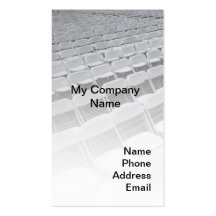 Rows of Chairs - Outdoor Event Business Card