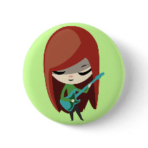 Roxie Rockstar buttons by ButtermilkBiscuits Roxie Rockstar buttons