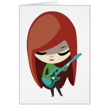 Roxie Rockstar Greeting Cards