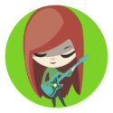 Roxie Rockstar stickers