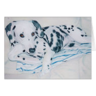 Roxie the Dalmatian card