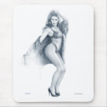 "ROXY"  Pinup girl mouse pad mousepads