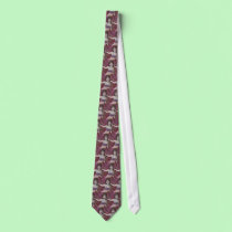 'Roxy's Red Room' necktie by Jude Cowell ties