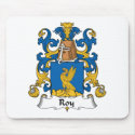 Roy Family Crest mousepads by coatsofarms Roy Family Crest mousepads