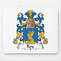 Roy Family Crest mousepads by coatsofarms Roy Family Crest mousepads