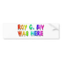 Roy G. Biv Graffiti bumper stickers by cenlyt Roy G. Biv Graffiti bumper stickers