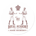 Royal Academy Round Stickers