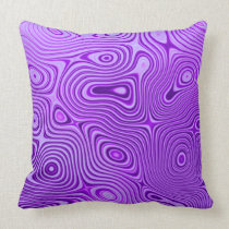 Royal Amazement Purple Abstract Pillow pillows