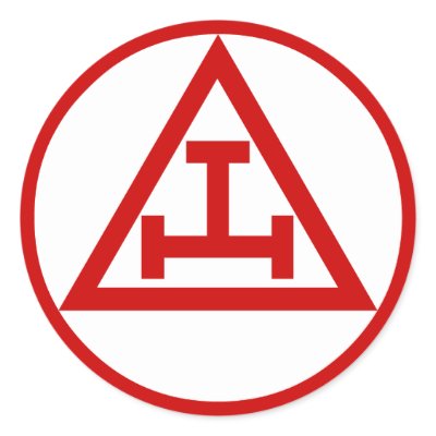Royal Arch Masons, NOT WATERPROOF Round Stickers by islesmay