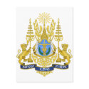 Royal Arms of Cambodia postcards