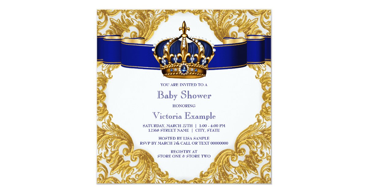 Baby Prince Crown Decorations Baby Prince Crown Decorations