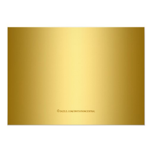 Royal Blue and Gold Prince Birthday Party Custom Announcements