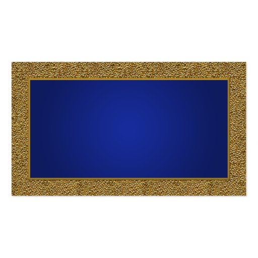 Royal Blue and Gold Wedding Favor Tag Business Card Templates (back side)