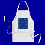 ROYAL BLUE BLUES WHITE GLITTER-LIKE TILES TEXTURES aprons
