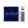 Royal Blue Brocade RSVP